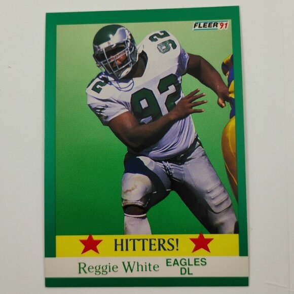 Philadelphia Eagles Reggie White 1991 Fleer - #397 - Picture 1 of 5